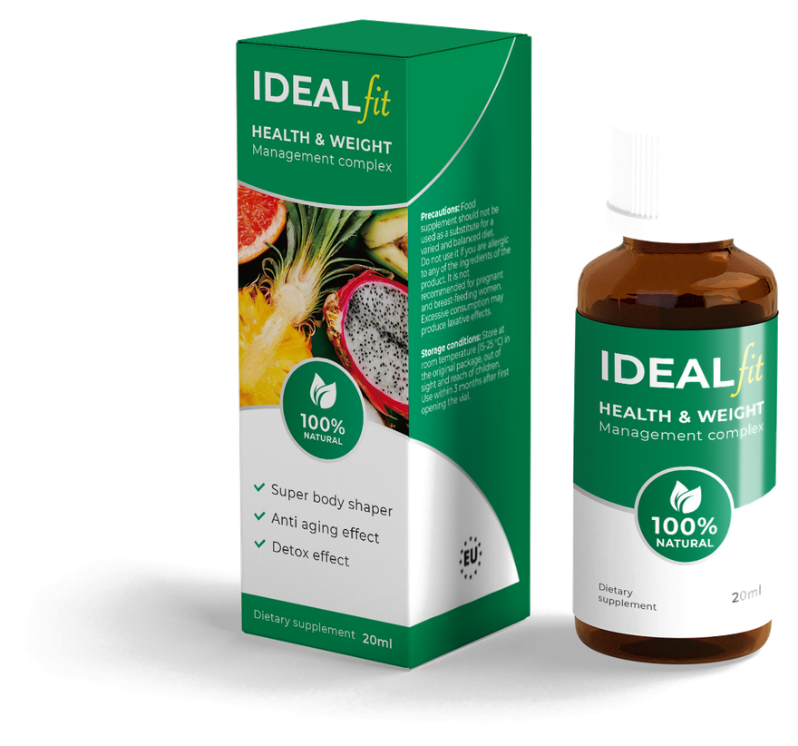 IdealFit Turbo suplemento alimentar, frasco de 20 ml